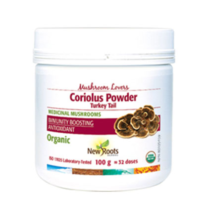 New Roots Coriolus Powder, Turkey Tail 100g