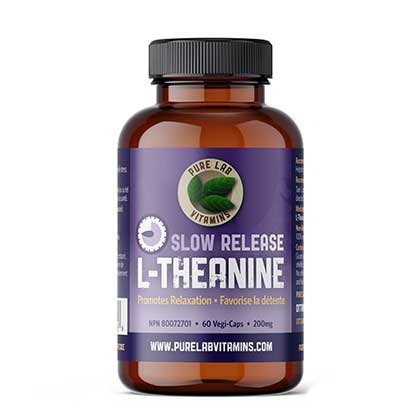 Pure Lab L-Theanine Slow Release, 60 Veg Capsules